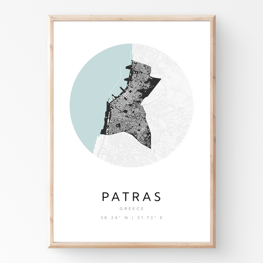 Patras City Map Poster