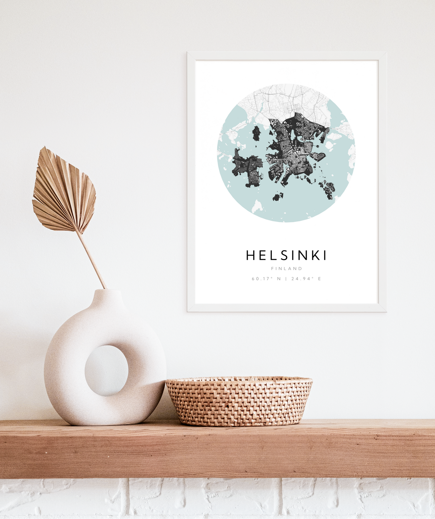 Helsinki City Map Poster
